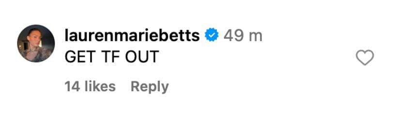 Lauren Betts reacts as Megan Grant signs for UCLA - Image source: Instagram/uclawbb
